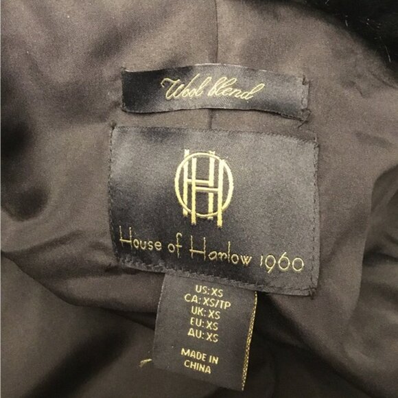 HOUSE OF HARLOW 1960 wool blend coat - Picture 11 of 15